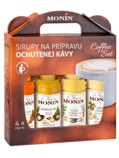 MONIN COFFEE BOX 4 x 0,25 l sirup